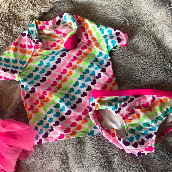 3pc baby girl swimsuit haul, 12m. - Picture 3 of 4